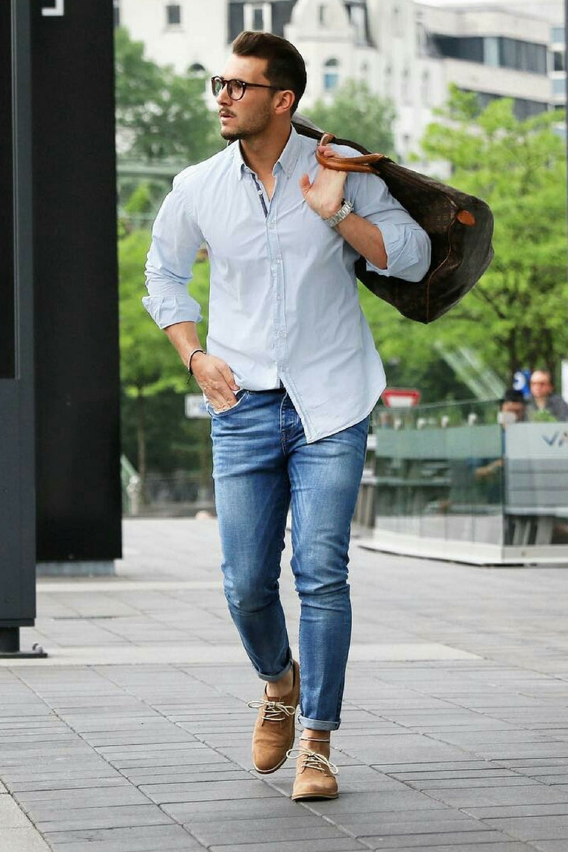 Casual shirt outfits for men. How to ...